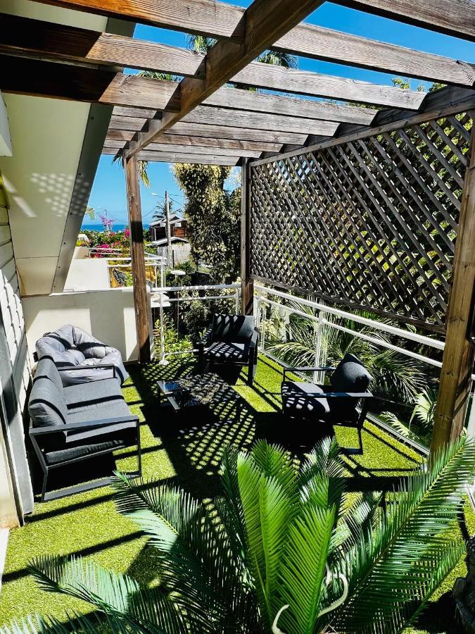 Appart. Avec Grande Terrasse Vue Ocean Apartment Saint-Gilles Les Bains Exterior photo